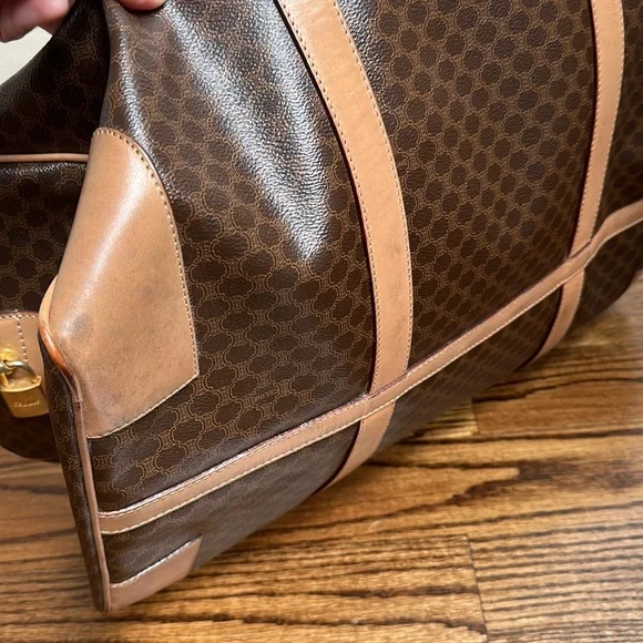 ❌SOLD❌ Celine Travel Tote Duffle Bag with Lock/Key Weekender - Picture 10 of 15